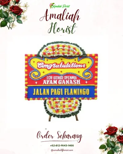 Bunga Papan Congratulation di Gucialit